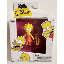 The Simpsons Lisa Simpson 2.5" Figure Jakks Pacific NEW 2024