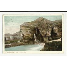 Yorkshire FLAMBOROUGH Little Thornwick Bay Postcard by Peacock (1918)