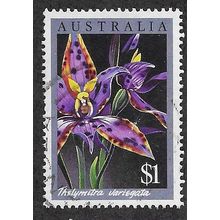 AUS 1986 $1.00 'ORCHIDS' FINE USED (EBID66-748)