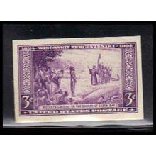 755 3c Wisconsin Very Fine MNH Z1764