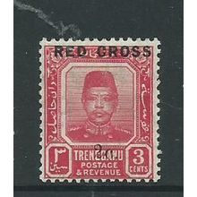 malaysia stamps trengganu red cross sg19 sg 19 hm (1) centred to right