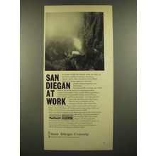 1966 San Diego Chamber of Commerce Ad - San Diegan at Work