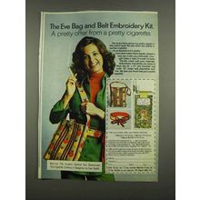 1974 Eve Cigarettes Ad - Bag and Belt Embroidery Kit