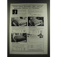 1986 The Company Store Down Comforters Ad - Karo Step, Square Stitch