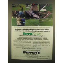 1988 Warren's TerraFlow Drainage Systems Ad - Cut The Cost