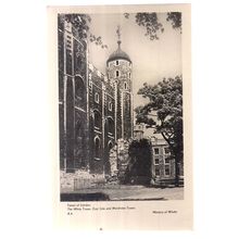 THE WHITE TOWER, TOWER OF LONDON. unused vintage postcard. #