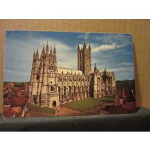 CANTERBURY CATHEDRAL, used postcard 1966 postmark =