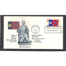 FDC Fleetwood 1636 13c Georgia (Cachet-U/A) CV01155
