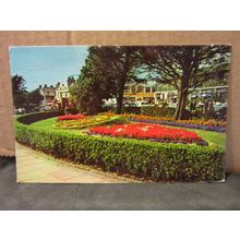 MARINE PARADE GARDENS, CLACTON-ON-SEA, ESSEX. used postcard 1968 postmark =