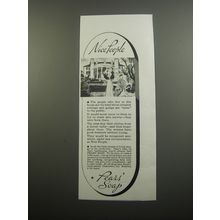 1933 Pears Soap Advertisement - Nice People