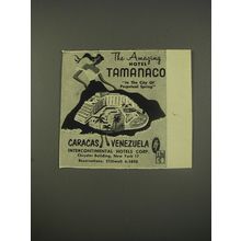 1956 Hotel Tamanaco Ad - The Amazing Hotel Tamanaco