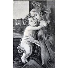 MADONNA AND CHILD 1893 Sandro Botticelli PRINT