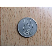 South Africa 1977 10 Cents Coin