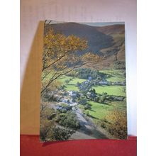 GRANGE VILLAGE, BORROWDALE, CUMBRIA used postcard. by J Arthur Dixon. 1980 pm =
