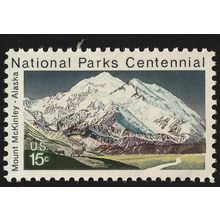 USA 1972 15c National Parks Mt. McKinley Alaska Sc#1454 MNH @A222