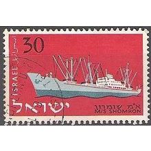 Israel 1958 Michel 162 O Cote (2007) 0.30 € Bateau Schomron Cachet rond