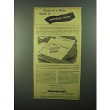 1943 Pennsylvania Department of Commerce Ad - Taxes