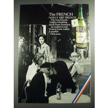1973 Noilly Dry French Vermouth Ad