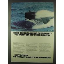 1978 U.S. Navy Ad - One Engineering Opportunity