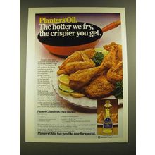 1979 Planters Oil Ad - Crispy Herb Fried Chicken recipe