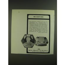 1974 Stix, Baer & Fuller Baccarat Harry S. Truman Crystal Paperweight Ad
