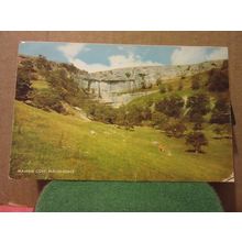 MALHAM COVE, Yorkshire unused vintage postcard by J. Salmon =