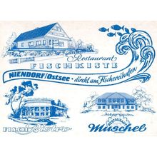 Restaurant Fischkiste Bistro Timmendorfer Strand German Postcard