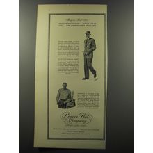 1953 Rogers Peet Sport Jacket, Slacks and Flannel Advertisement