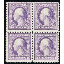 464, Mint F/VF NH/LH Scarce Block of Four Cat $460.00 - Stuart Katz