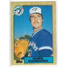 1987 Topps Mark Eichhorn rookie baseball card #371 - RC