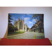 MINSTER & ST. WILLIAM'S COLLEGE, YORK used postcard by J Arthur Dixon =