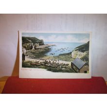 NORTH SEA LANDING, FLAMBOROUGH, YORKSHIRE unused antique postcard =