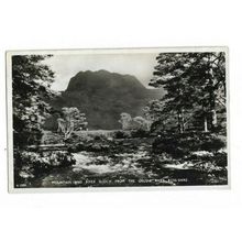 Mountain And River Siloch From River Grude Ross-Shire, Scotland, RP Postcard.