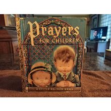 Little Golden Book Prayers For Children By Mary Redd PhD (P) Fine/Very Fine 1964