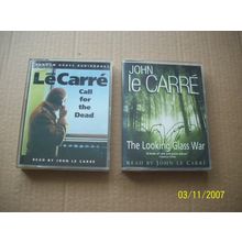John Le Carre X2 Audiobooks Call for the Dead & The Looking Glass War-Cassettes