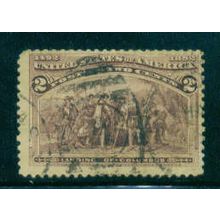 Used 231 2c Landing of Columbus Fine T1296