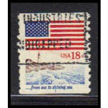 Used 1891 18c U.S. Flag Very Fine CNS 1 PA5449