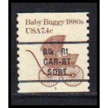 1902a 7.4c Baby Buggy Fine MNH Dry Gum CNS 2 PA5596