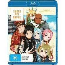 Sword Art Online Volume 4 Fairy Dance Part 2 Blu-ray | Ep.20-25 | Region B