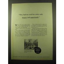1969 Warner & Swasey Log-All Ad - Danger Opportunity