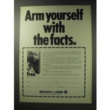 1971 Bausch & Lomb Telescopic Sights Ad - Arm Yourself