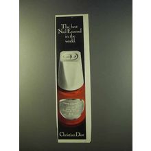 1979 Christian Dior Explosive Red Nail Enamel Ad