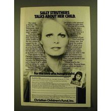 1979 Christian Children's Fund Ad - Sally Struthers
