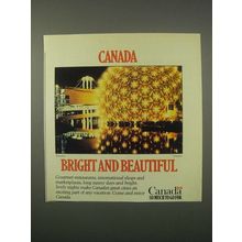 1980 Canada Tourism Ad - Bright and Beautiful