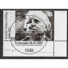 GER 2004 55c 'REINHARD SCHWARZ SCHILLING' (CORNER MARGIN) FINE USED (EBID53-664)