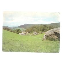 WILLMEAD FARM, WREYLAND VALLEY, LUSTLEIGH, DARTMOOR vintage unused postcard /