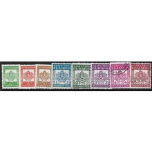 1942 Michel D7/D14 - MH/fine used (o)