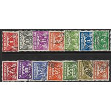 1924/1941 14 different values - fine used (o)