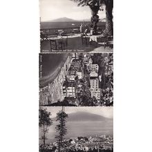 Sorrento Hotel Terrace Panorama 3x Real Photo Italian Postcard s