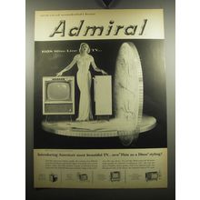 1957 Admiral Model C21E23 Television Ad - New (and wonderful) from Admiral